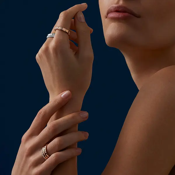 萧邦冰立方金戒指 827702-5259