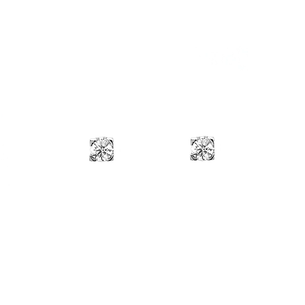 镶钻金耳环