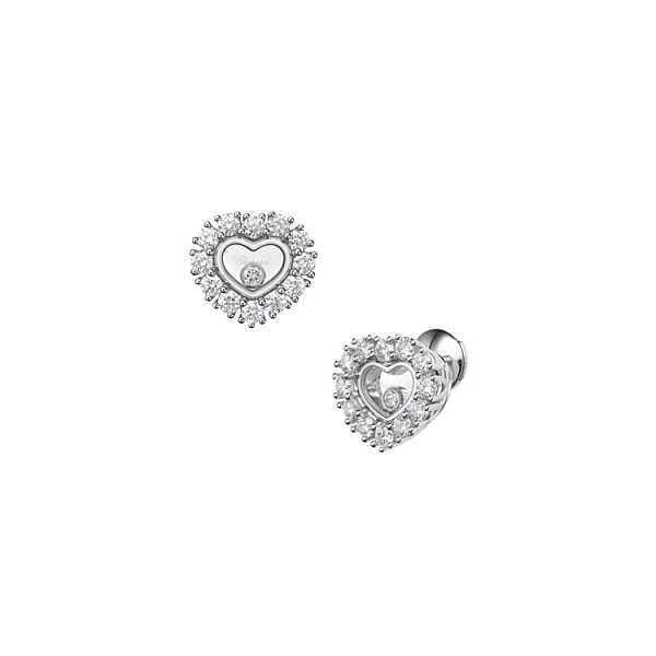 萧邦 Happy Diamonds 83A616-1001 黄金耳环