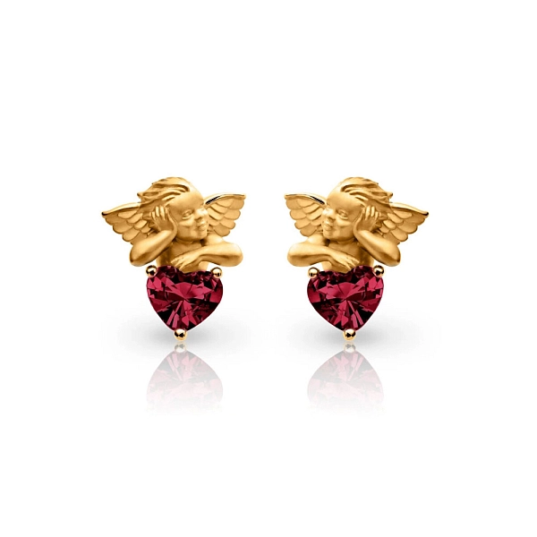 Carrera y Carrera My Angel Heart 黄金耳环