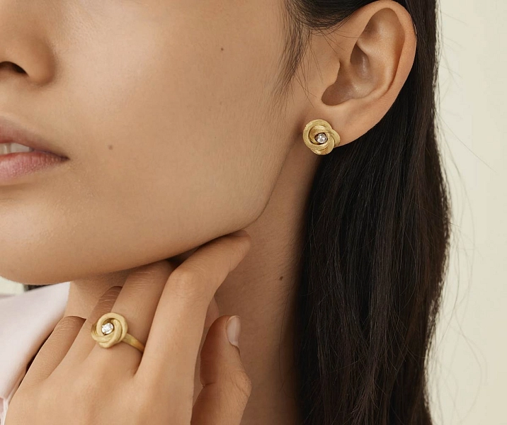 金耳环 Marco Bicego Jaipur Link OB1841 B YW Q6
