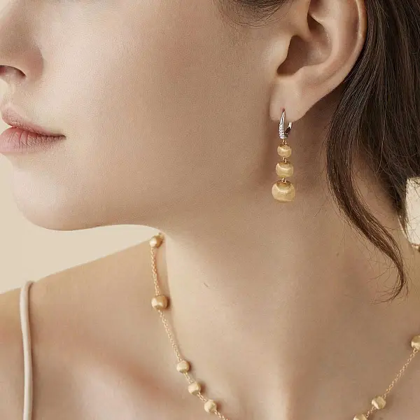 Marco Bicego Africa OB1885-M B YW Q6 黄金耳环