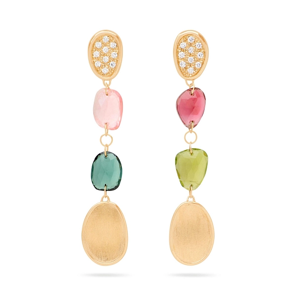 Marco Bicego Lunaria Color OB1899-B TM01 Y 黄金耳环