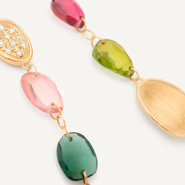 Marco Bicego Lunaria Color OB1899-B TM01 Y 黄金耳环