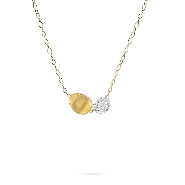 镶钻金项链 Marco Bicego Lunaria
