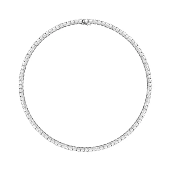 镶钻网球金项链