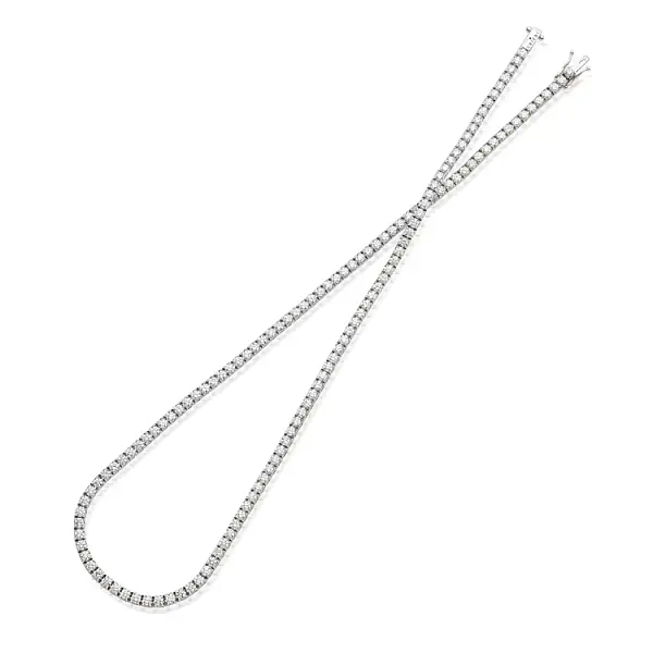 Crieri 镶钻网球金项链