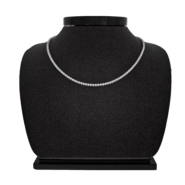 Crieri 镶钻网球金项链