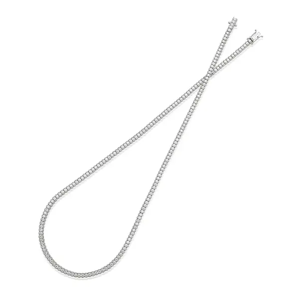 Crieri 镶钻网球金项链