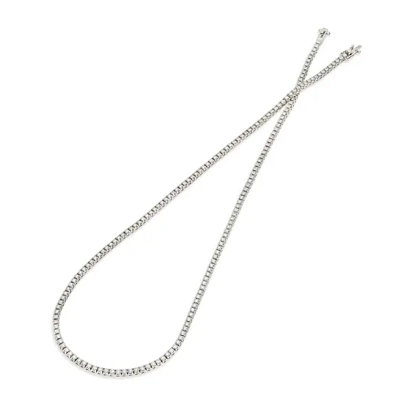 Crieri 镶钻网球金项链