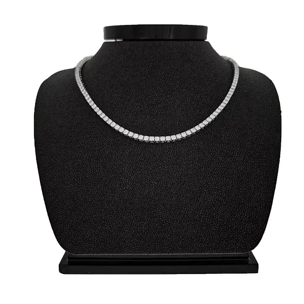 Crieri 镶钻网球金项链