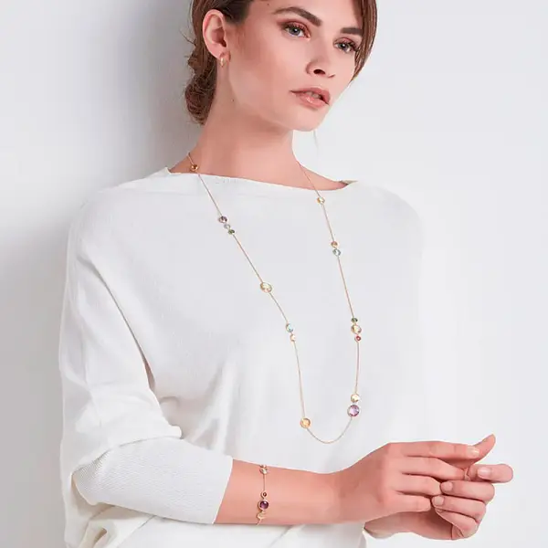 金项链 Marco Bicego Jaipur CB1401 MIX01 Y