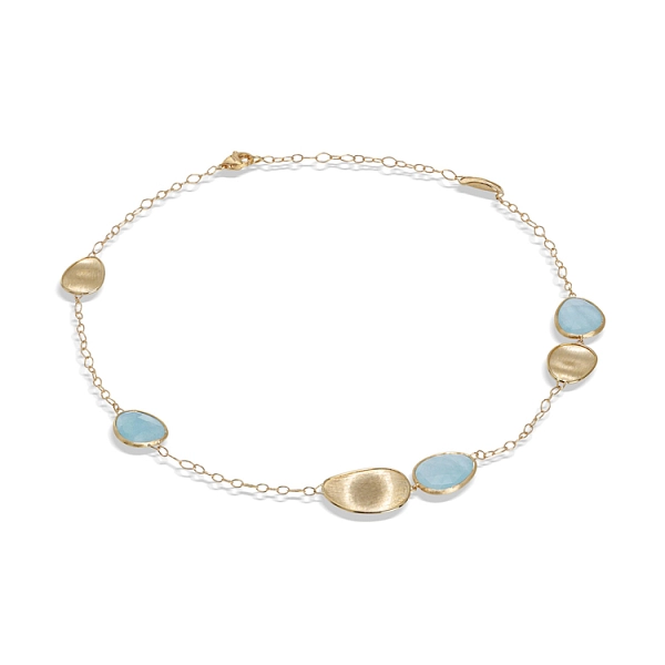 金色 Marco Bicego Lunaria 项链 CB1981 AQD Y