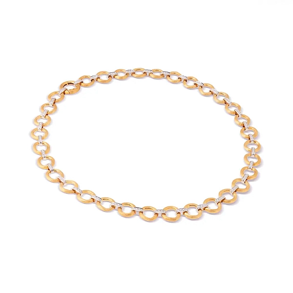 金色 Marco Bicego Jaipur 钻石项链 CB2660 B YW
