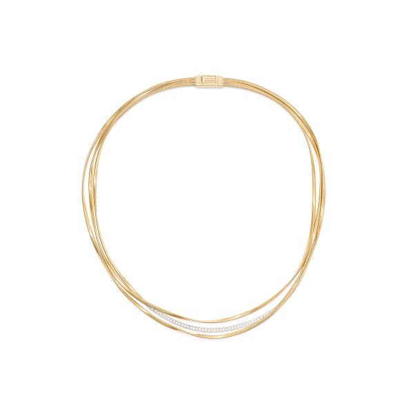 金色 Marco Bicego 马拉喀什项链 CG848 B YW M5