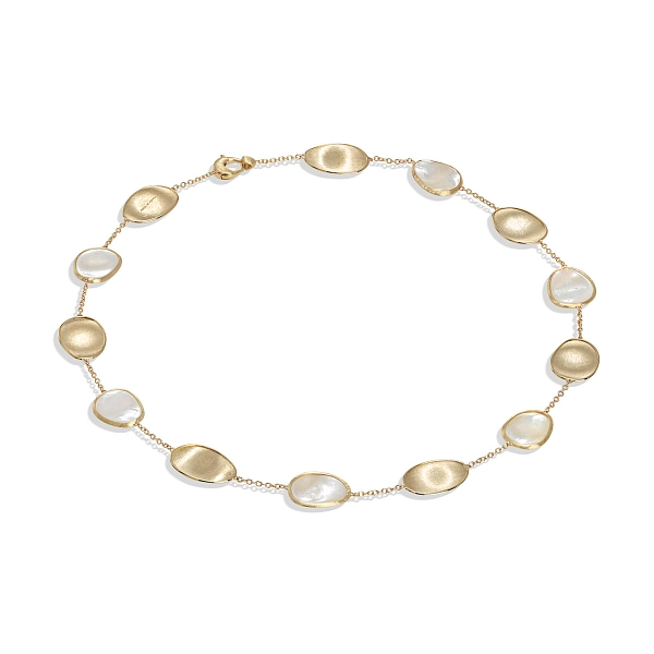 金色 Marco Bicego Lunaria 项链 CB2099 MPW Y 02