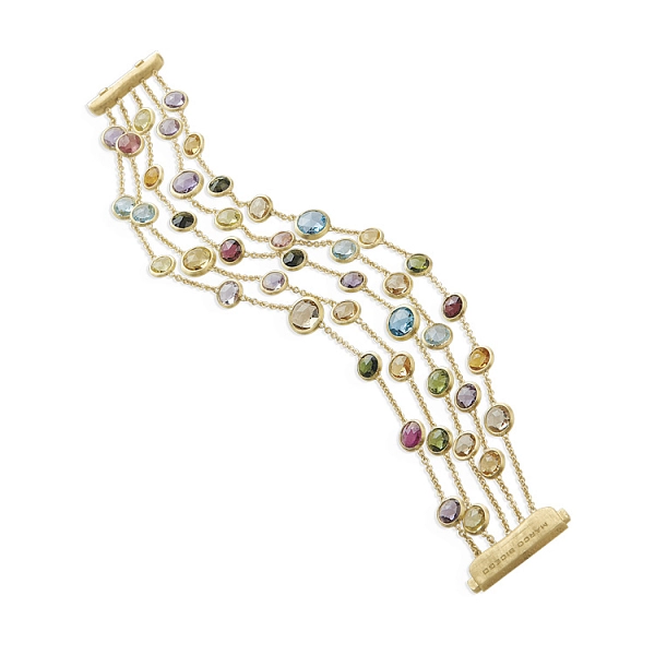 镶嵌半宝石的金手镯 Marco Bicego Jaipur