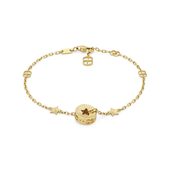 金色 Gucci Icon 手镯 YBA729370001