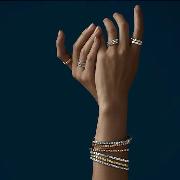 萧邦冰立方金手镯 858350-5011