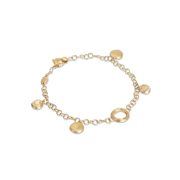 金色 Marco Bicego Jaipur 链节手镯 BB2612 Y