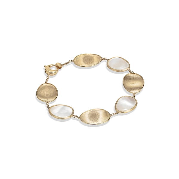 金色 Marco Bicego Lunaria 手镯 BB2099 MPW Y 02