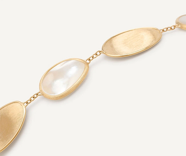 金色 Marco Bicego Lunaria 手镯 BB2099 MPW Y 02