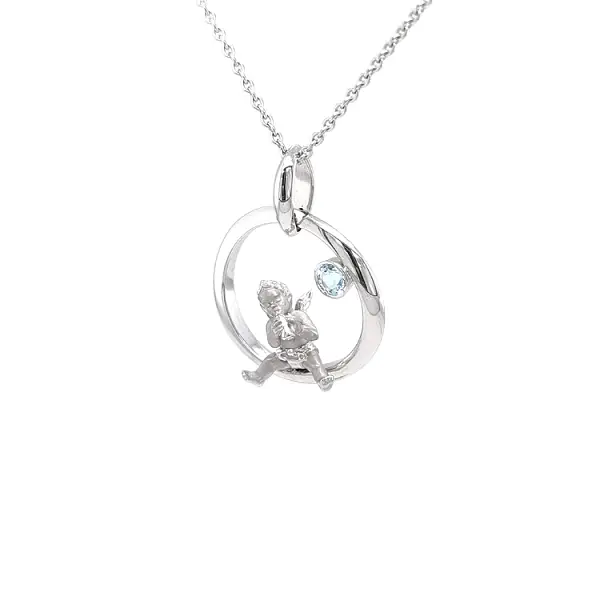 Carrera y Carrera 我的天使黄宝石黄金吊坠