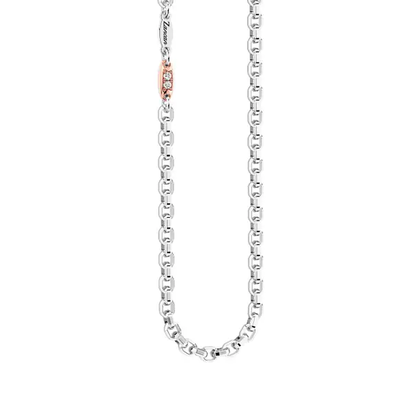 镶钻金质男士 Zancan 链条