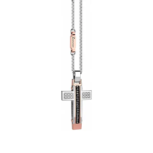 十字架金吊坠 Zancan EC807BR60