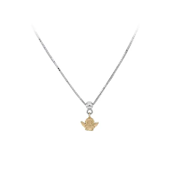 组合金天使项链