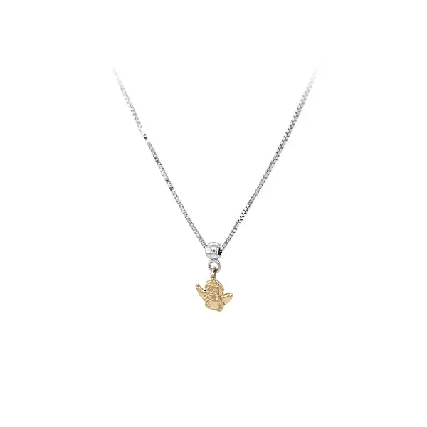 组合金天使项链