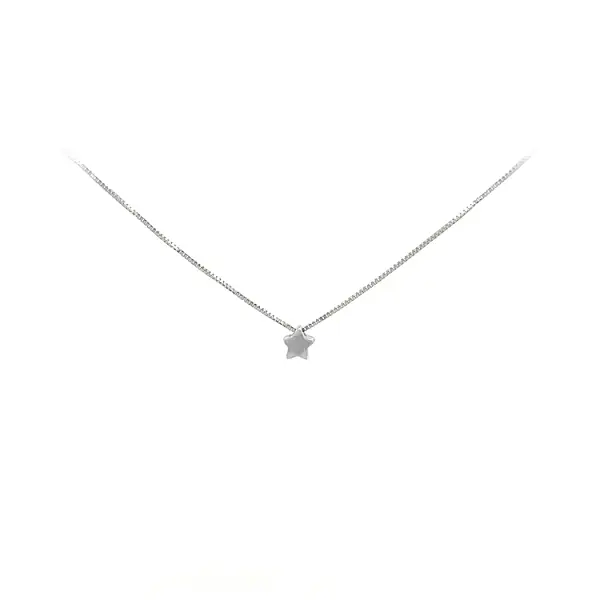 白金星项链