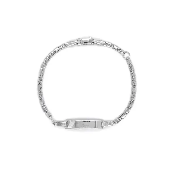 镶白金儿童手链