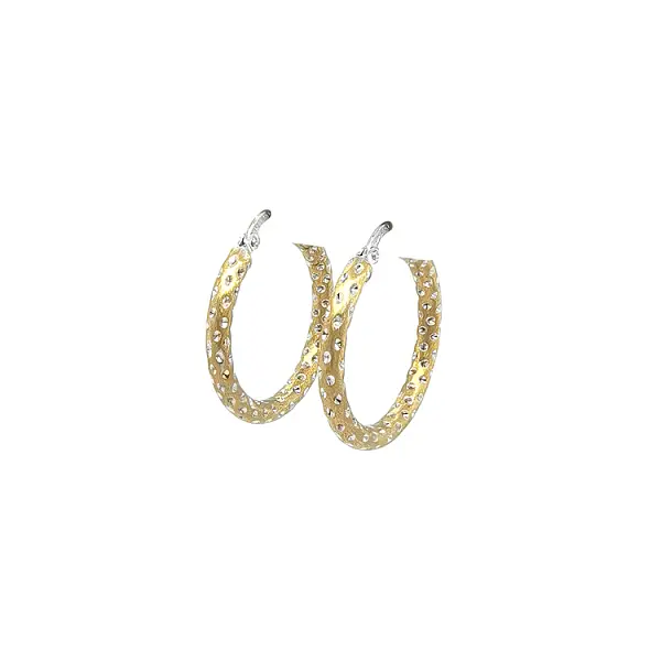 组合金圆形耳环