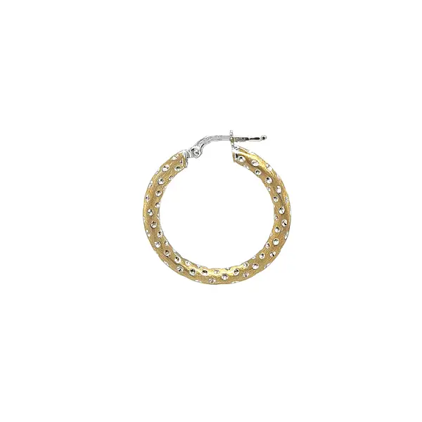 组合金圆形耳环