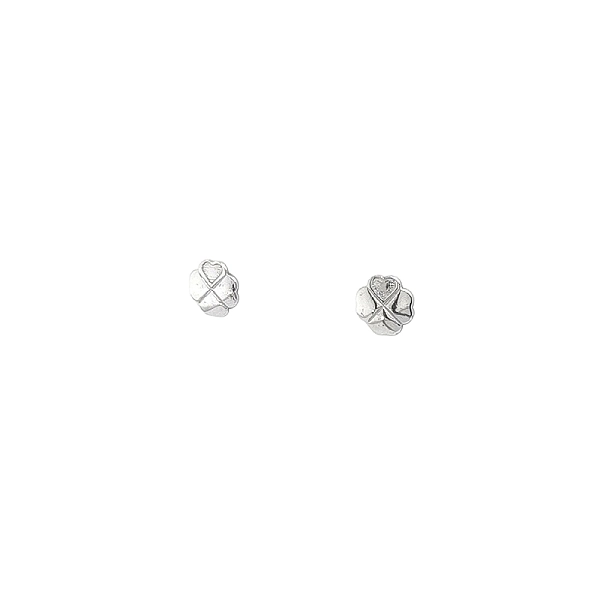 幸福的魅力 - 五角星形状白金耳环