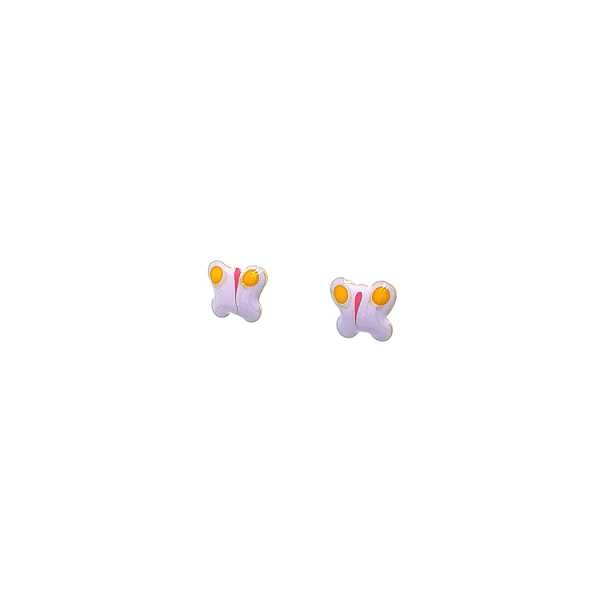 金色 Pecek 蝴蝶耳环