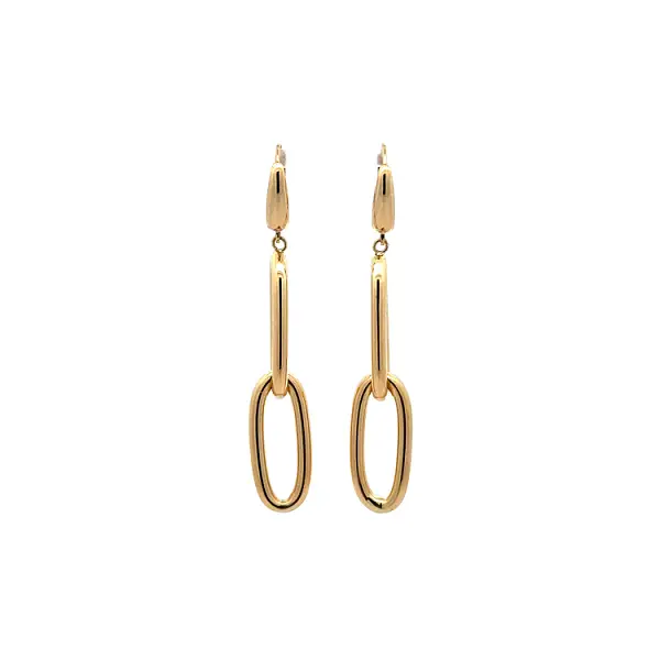 简约设计的精致吊坠耳环