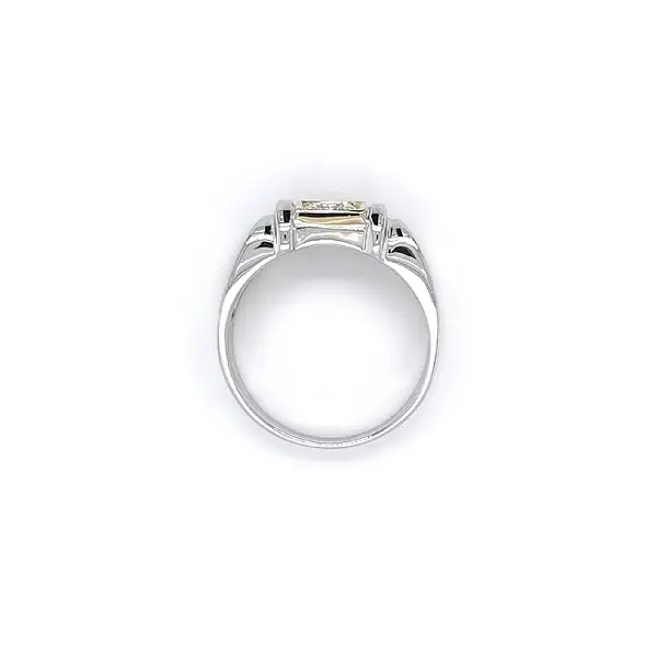 组合金镶锆石戒指