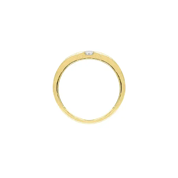 组合金镶锆石戒指