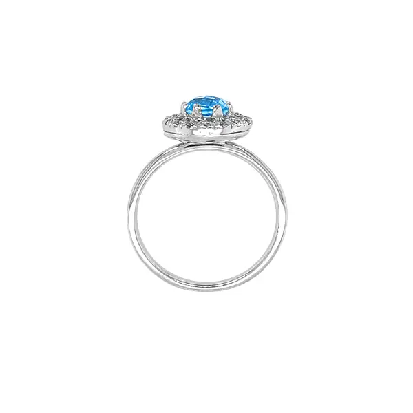 镶彩色宝石的金戒指