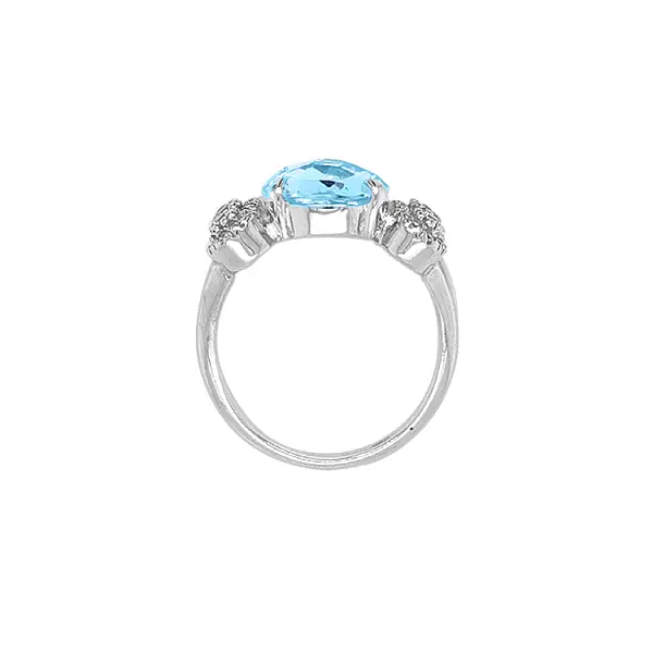 镶彩色宝石的金戒指