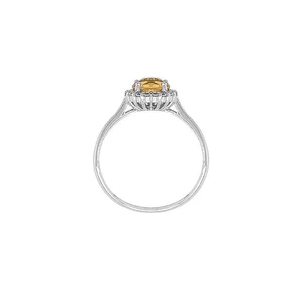 镶彩色宝石的金戒指