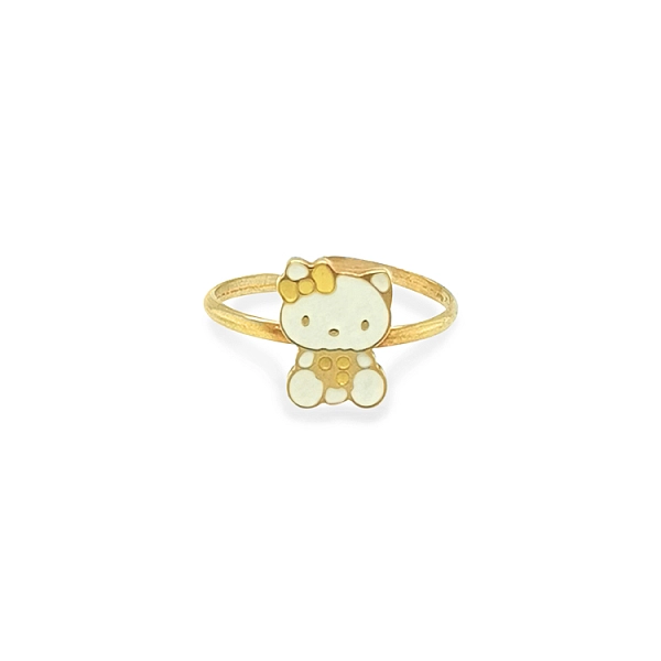 金宝宝戒指 Hello Kitty
