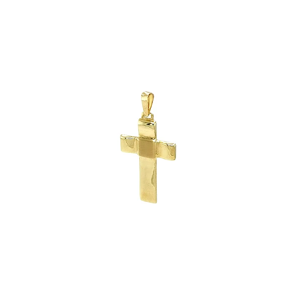 黄金十字架吊坠
