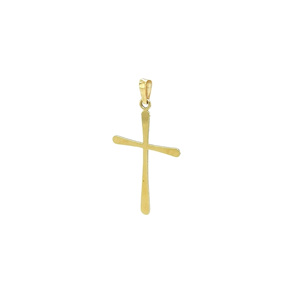 黄金十字架吊坠