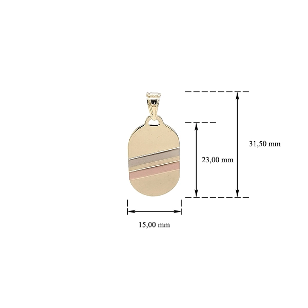 用于雕刻的黄金吊坠板