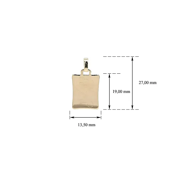 用于雕刻的黄金吊坠板