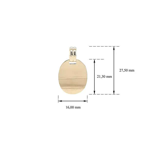 用于雕刻的黄金吊坠板