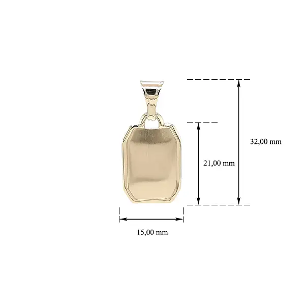 用于雕刻的黄金吊坠板